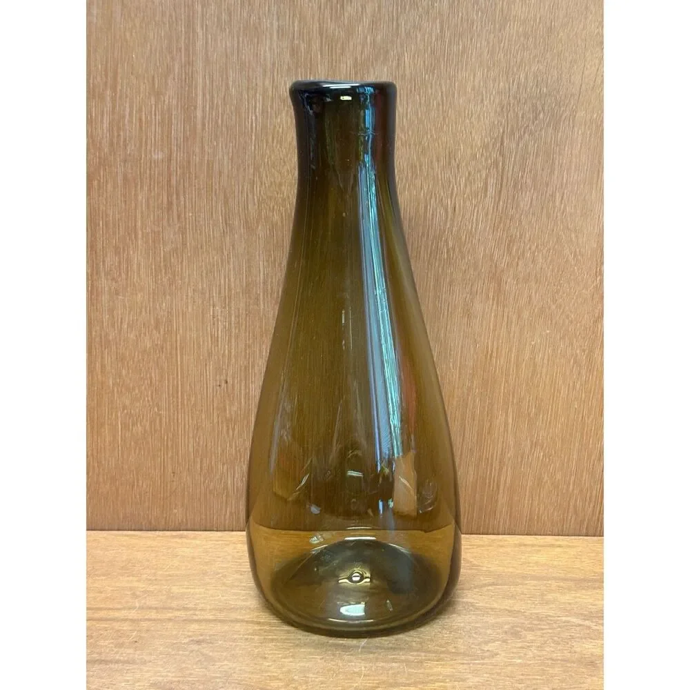 Pablo Glass Handblown Studio Art Tapered Vase 12